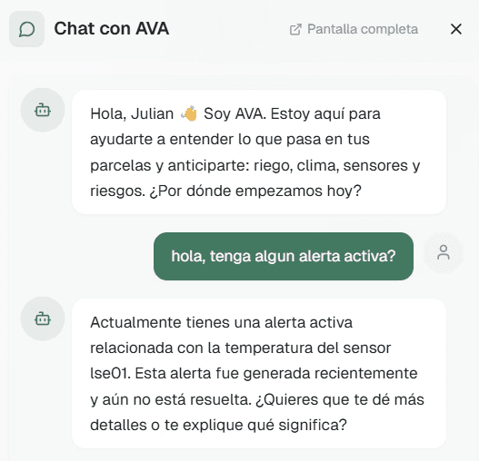 AVA — Asistente Agrónomo con IA